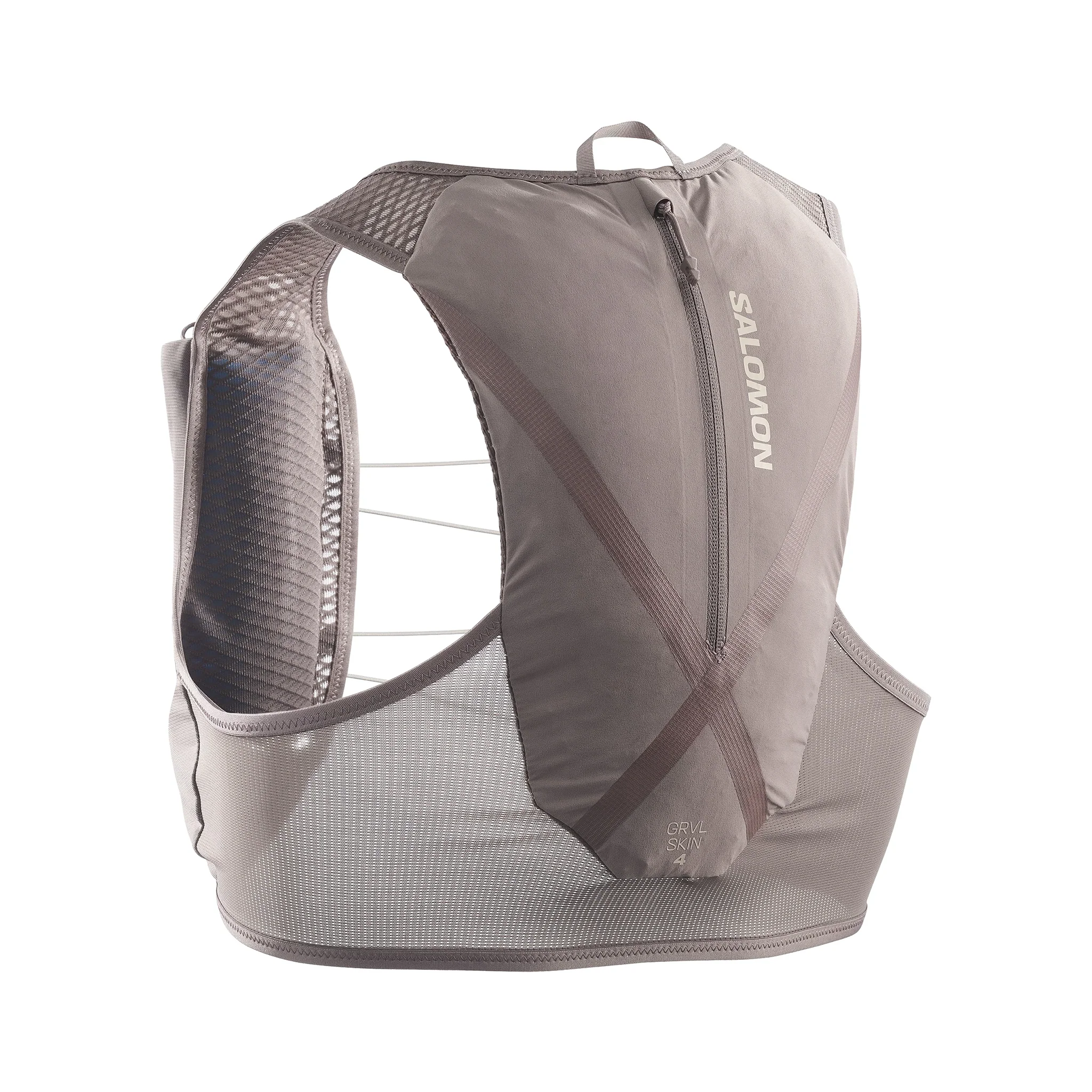 Salomon GRVL Skin 4 Unisex Vest with Flasks - Iron/Silver Cloud