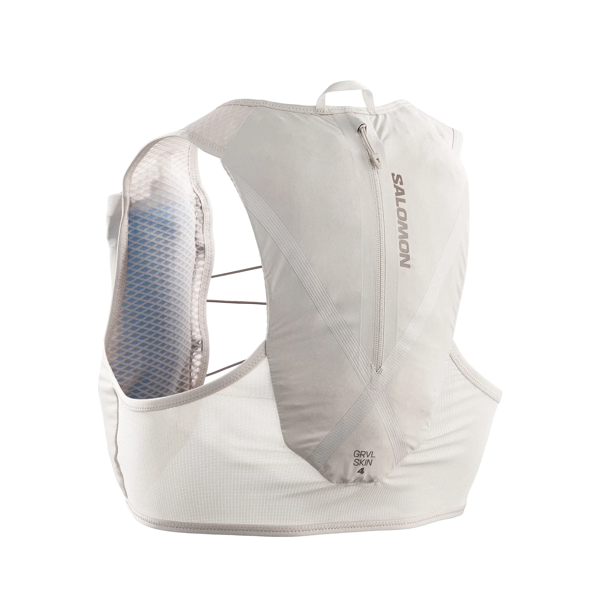 Salomon GRVL Skin 4 Unisex Vest with Flasks - Silver Cloud/Iron