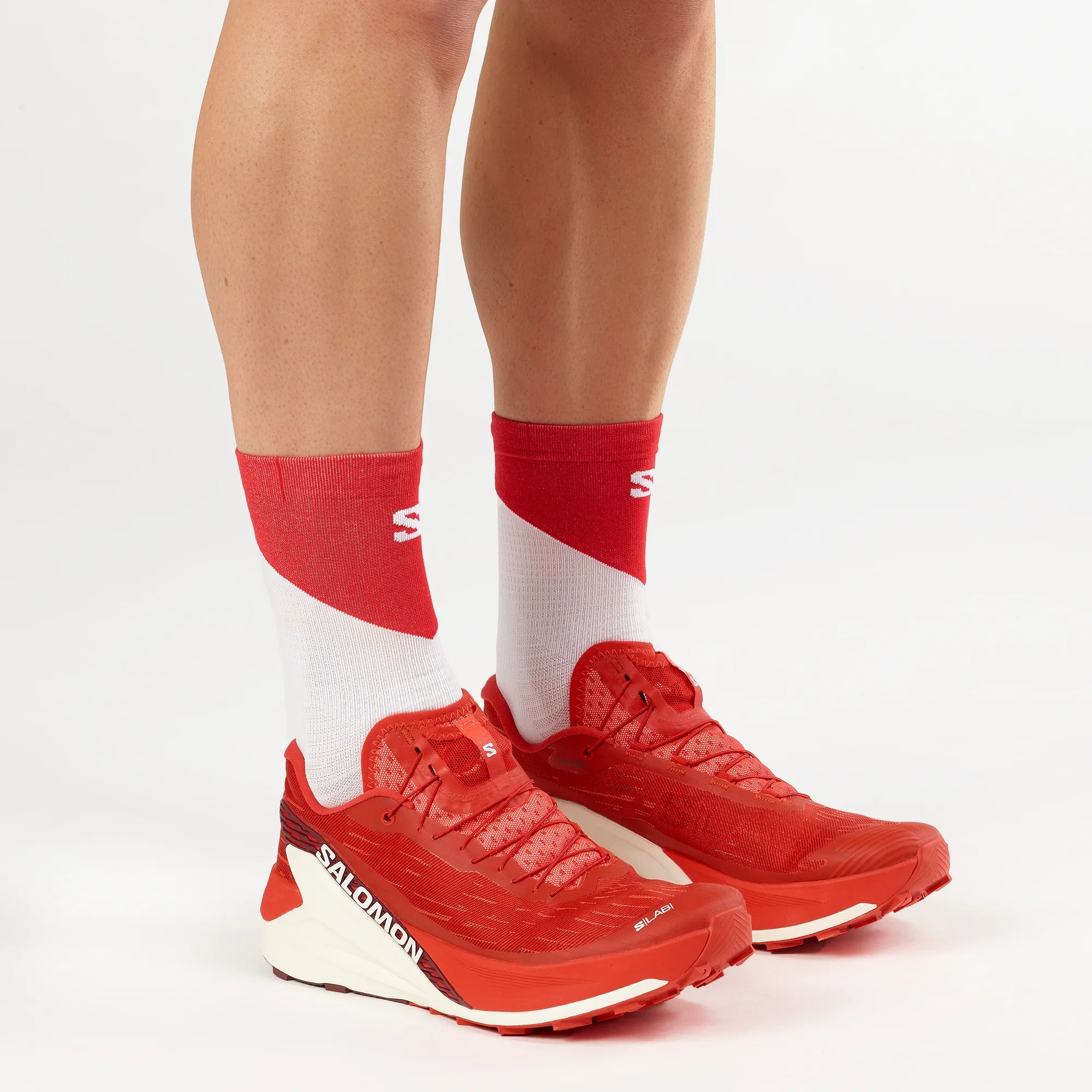 Salomon Unisex S/Lab PULSAR 4 - Fiery Red/Vanilla/Andorra - Trail - SS26 - Image 7
