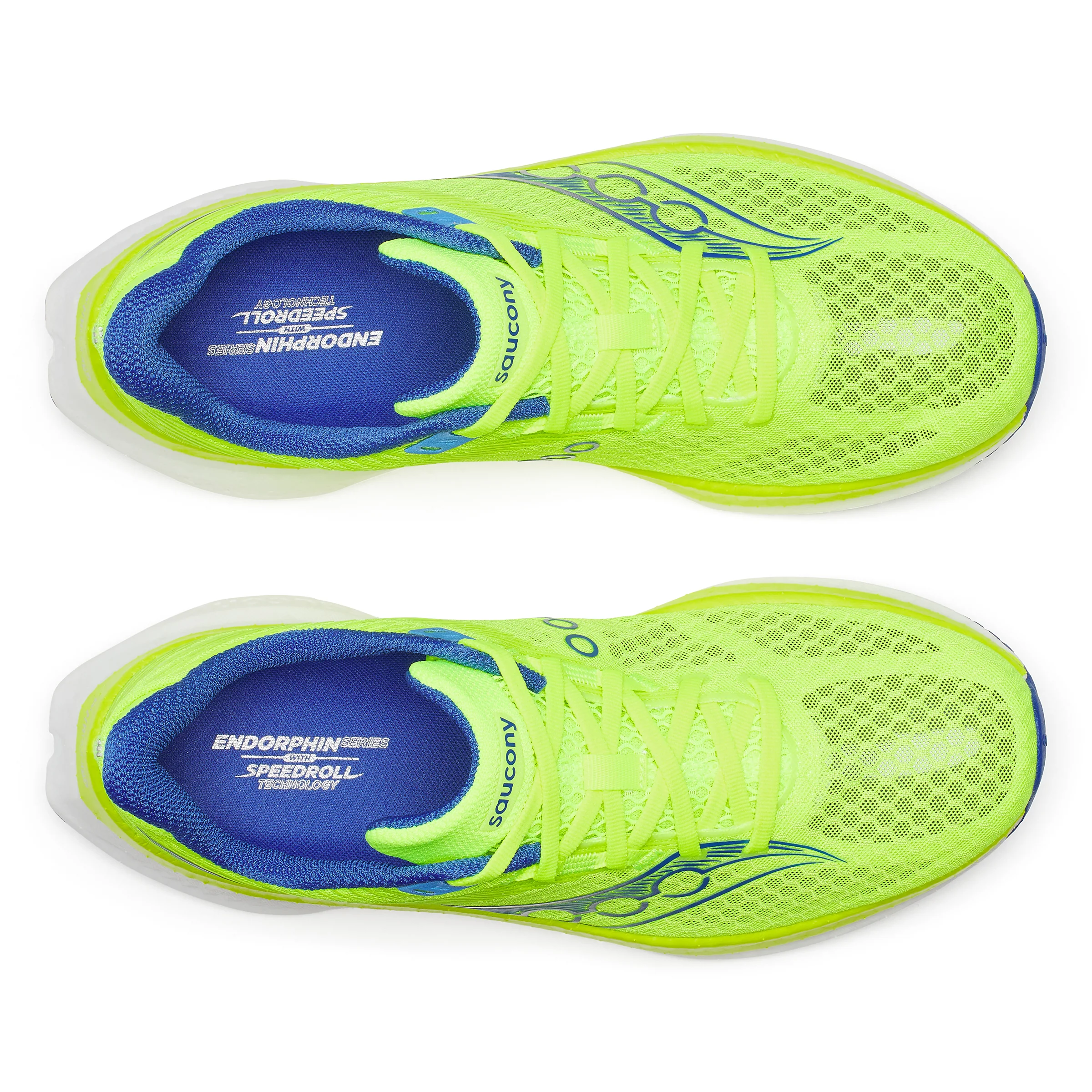 Saucony Mens Endorphin Speed 5 - Citron/Lapis - Neutral - AW25 - Image 5