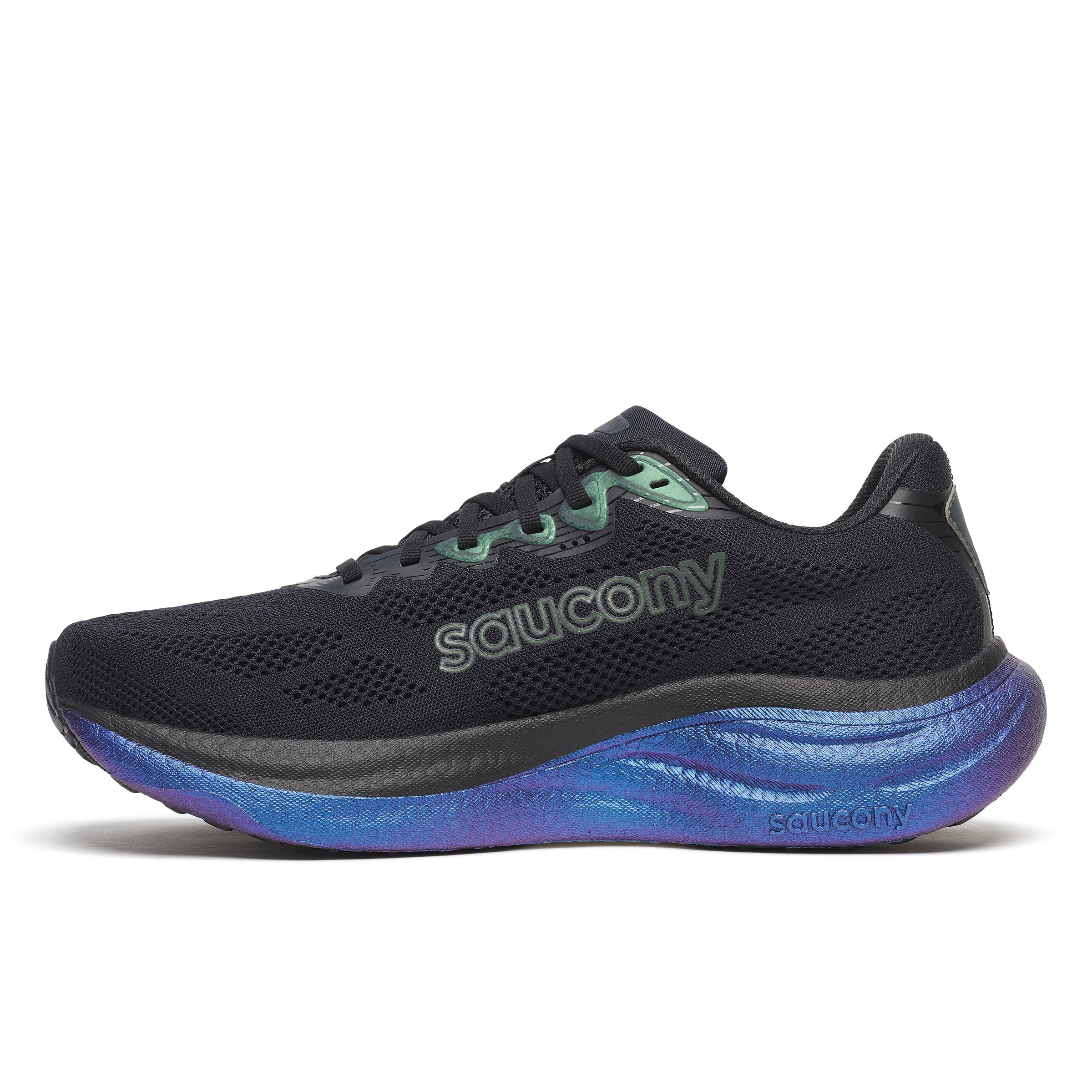 Saucony Mens Ride 19 - Black/Nightsky - Neutral - SS26 - Image 4