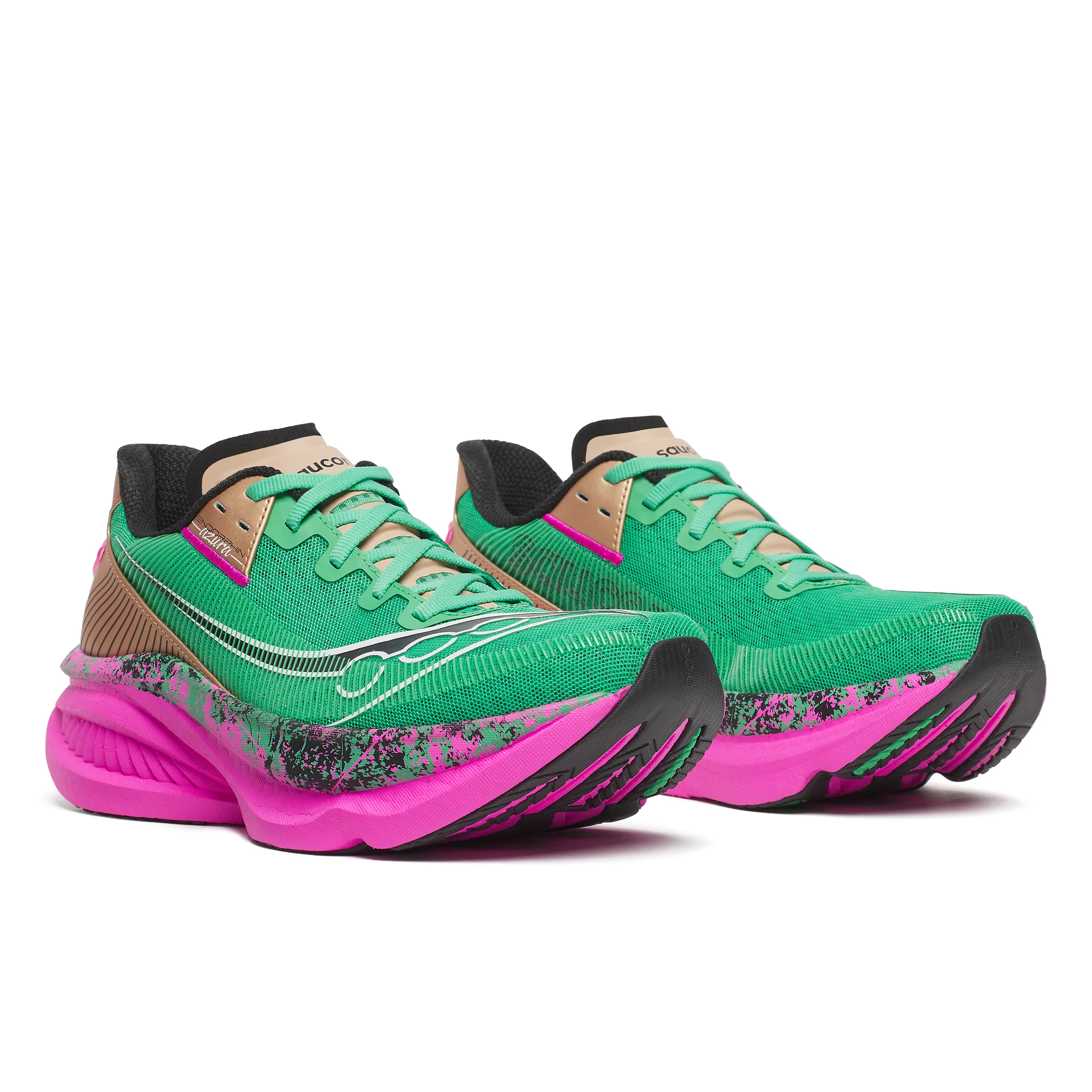 Saucony Womens Endorphin Azura - Garden/Black - Neutral - SS26 - Image 5