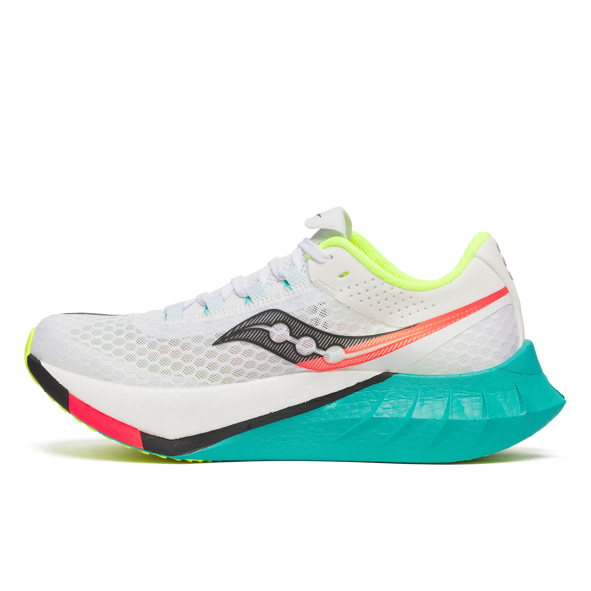 Saucony Womens Endorphin Pro 4 - White/Mutant - Neutral - AW25 - Image 3