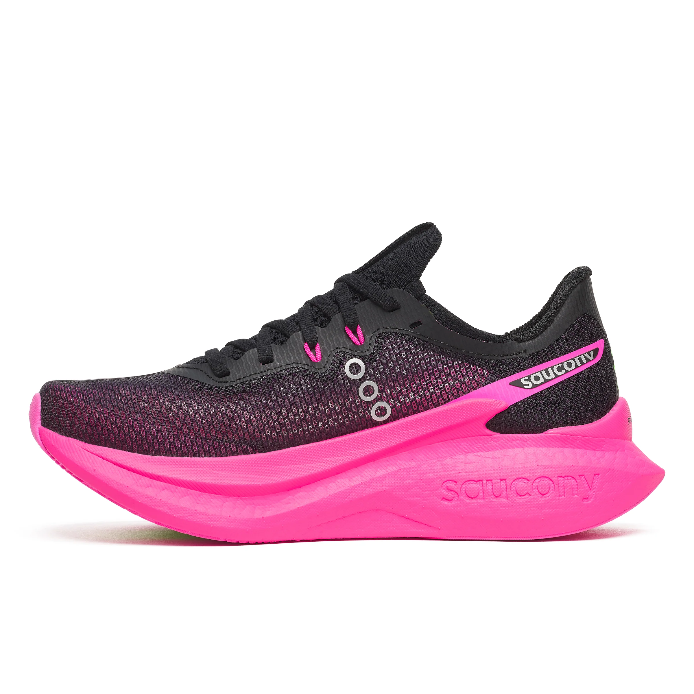 Saucony Womens Endorphin Pro 5 - Black/Shock - Neutral - SS26 - Image 3