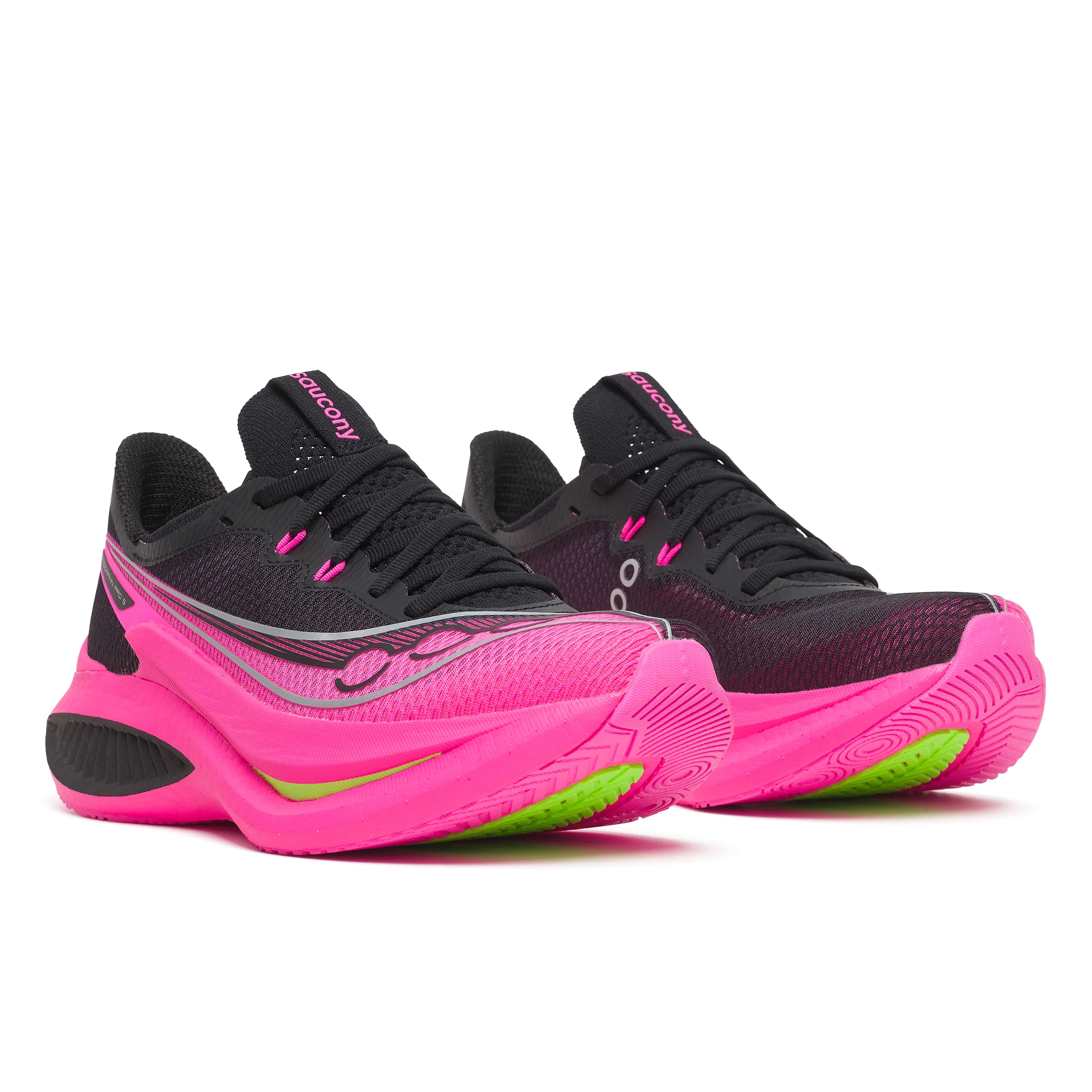 Saucony Womens Endorphin Pro 5 - Black/Shock - Neutral - SS26 - Image 5