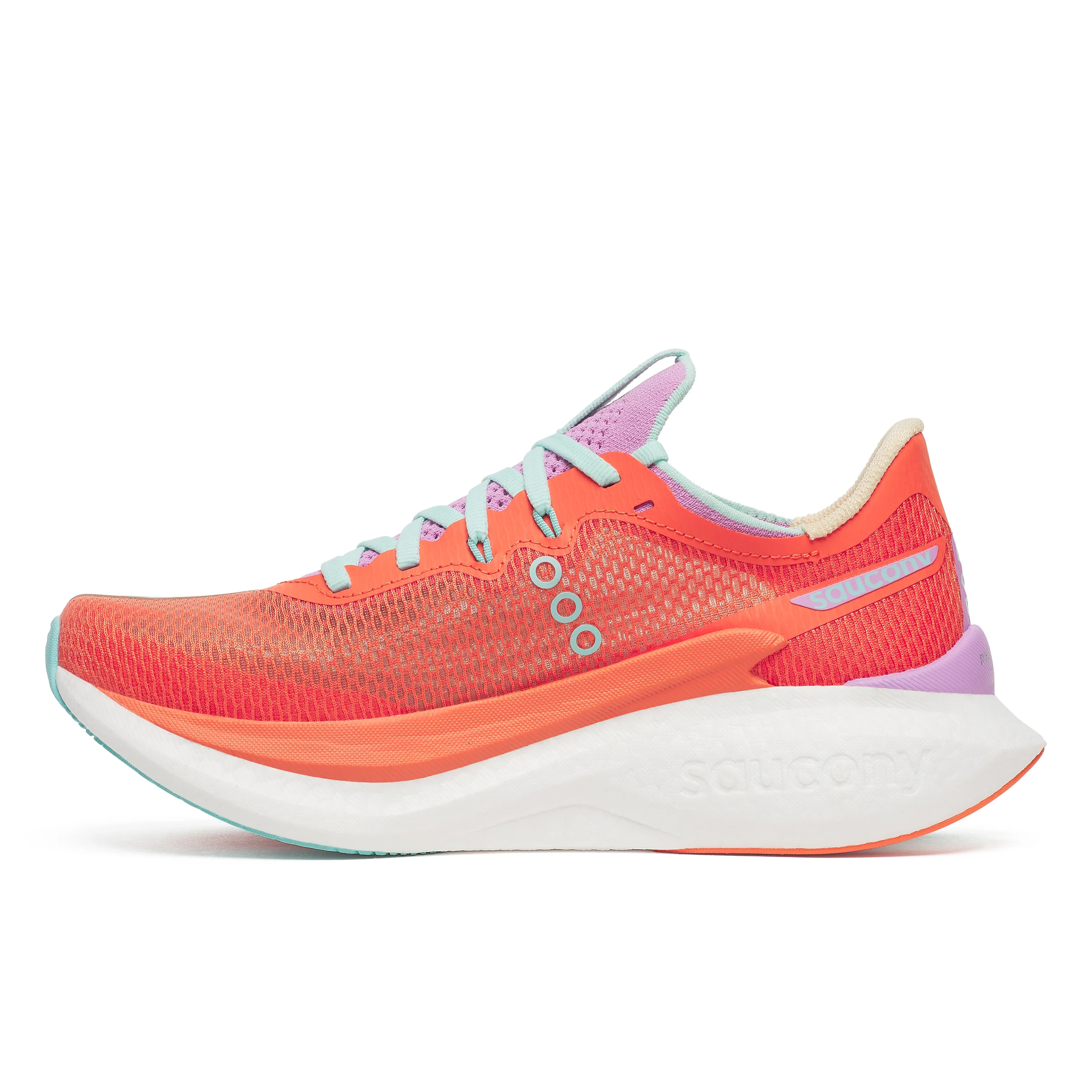 Saucony Womens Endorphin Pro 5 - Fire/Orchid - Neutral - SS26 - Image 5