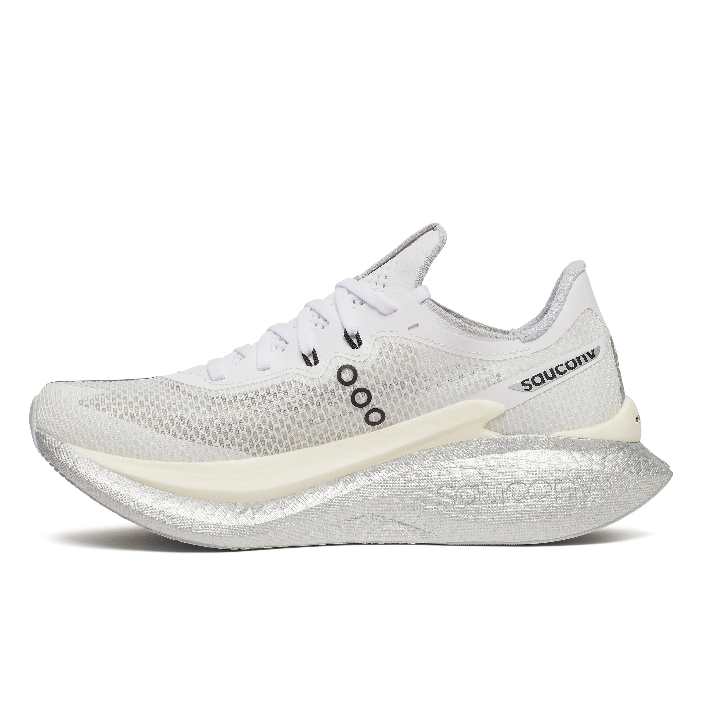 Saucony Womens Endorphin Pro 5 - White/Black - Neutral - SS26 - Image 5