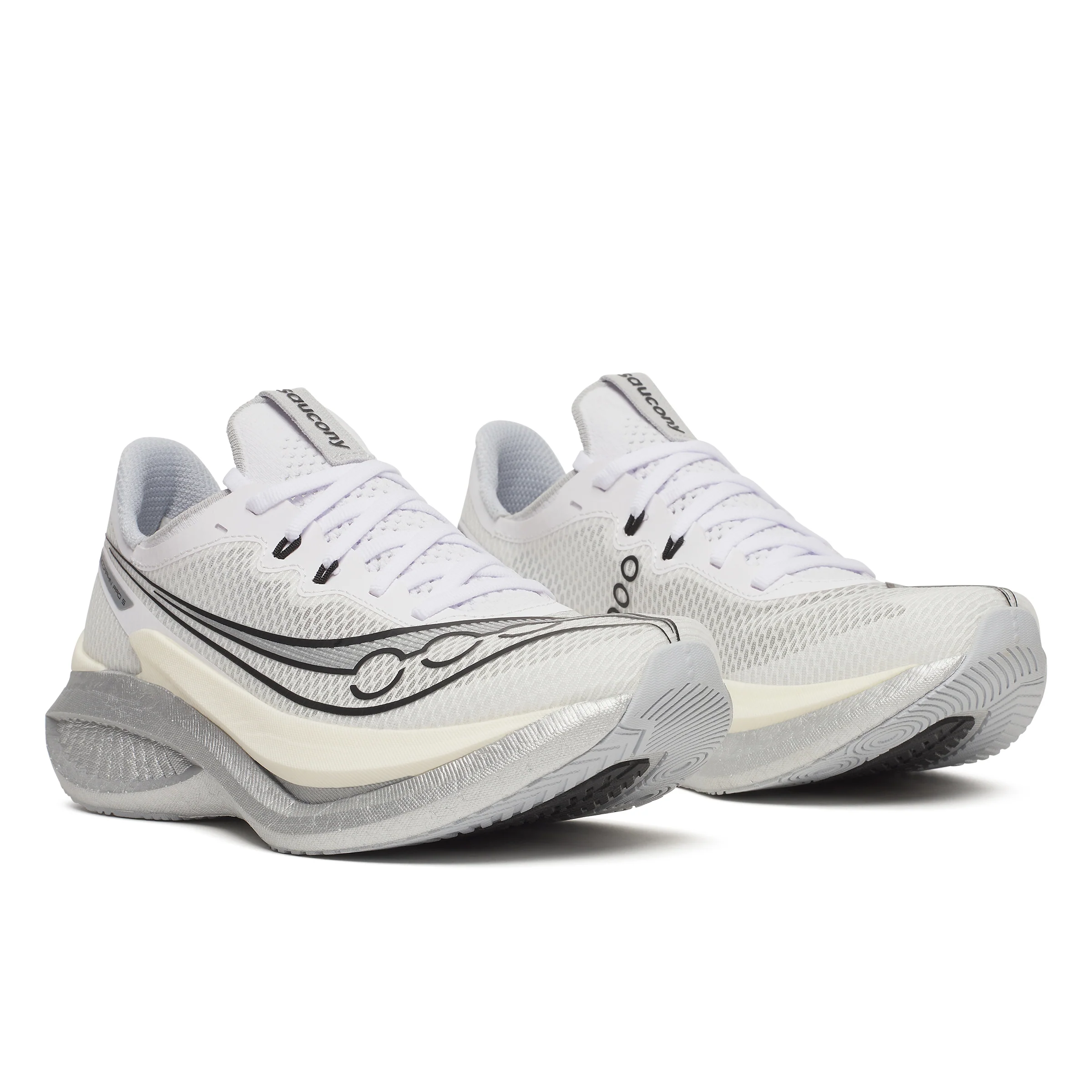 Saucony Womens Endorphin Pro 5 - White/Black - Neutral - SS26 - Image 7
