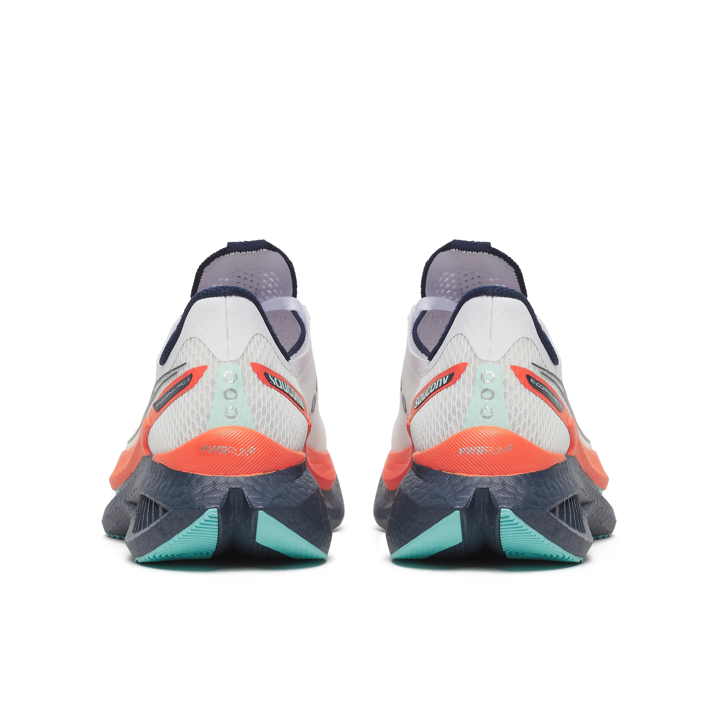 Saucony Womens Endorphin Pro 5 - White/Navy - Neutral - SS26 - Image 4