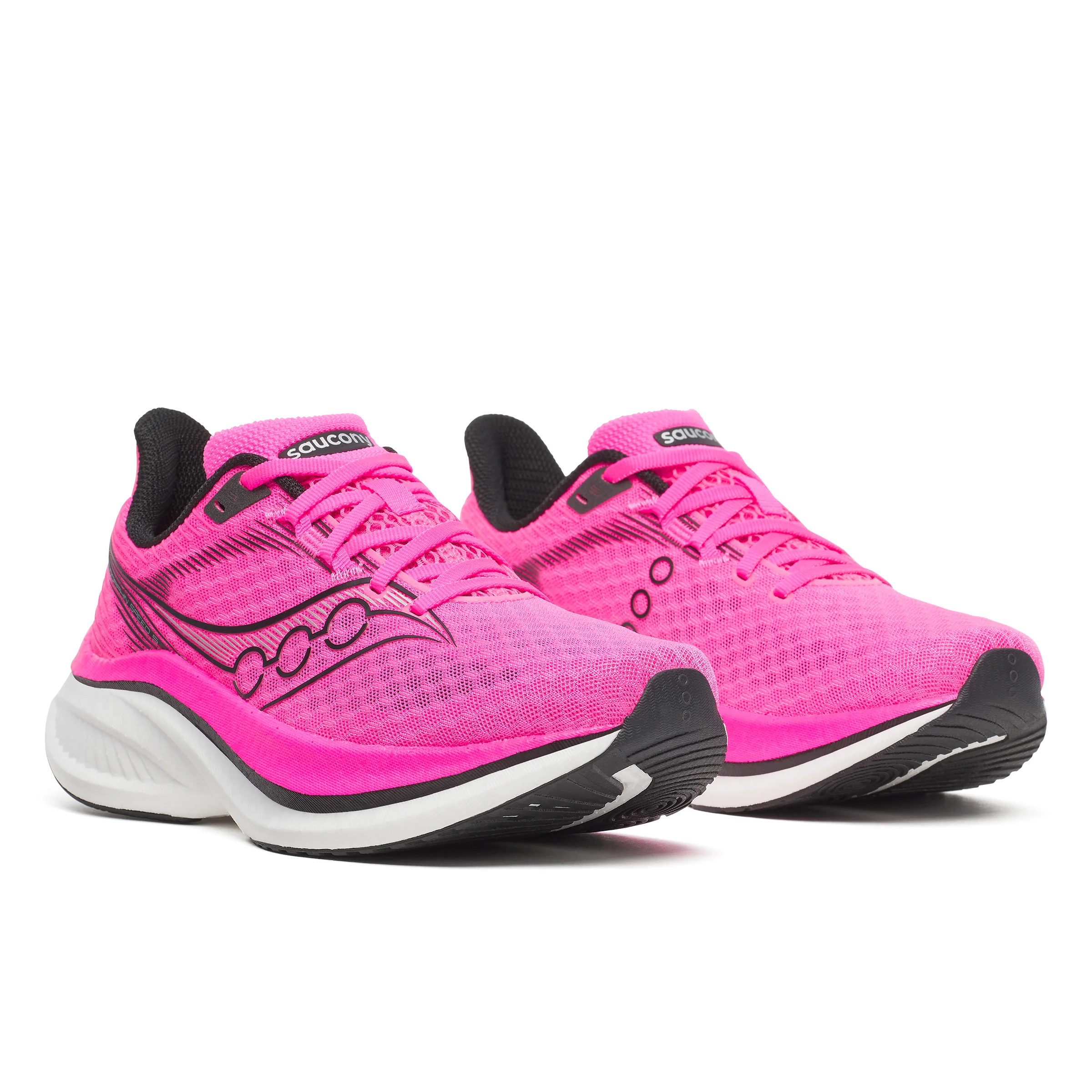 Saucony Womens Endorphin Speed 5 - Shock/Black - Neutral - SS26 - Image 3