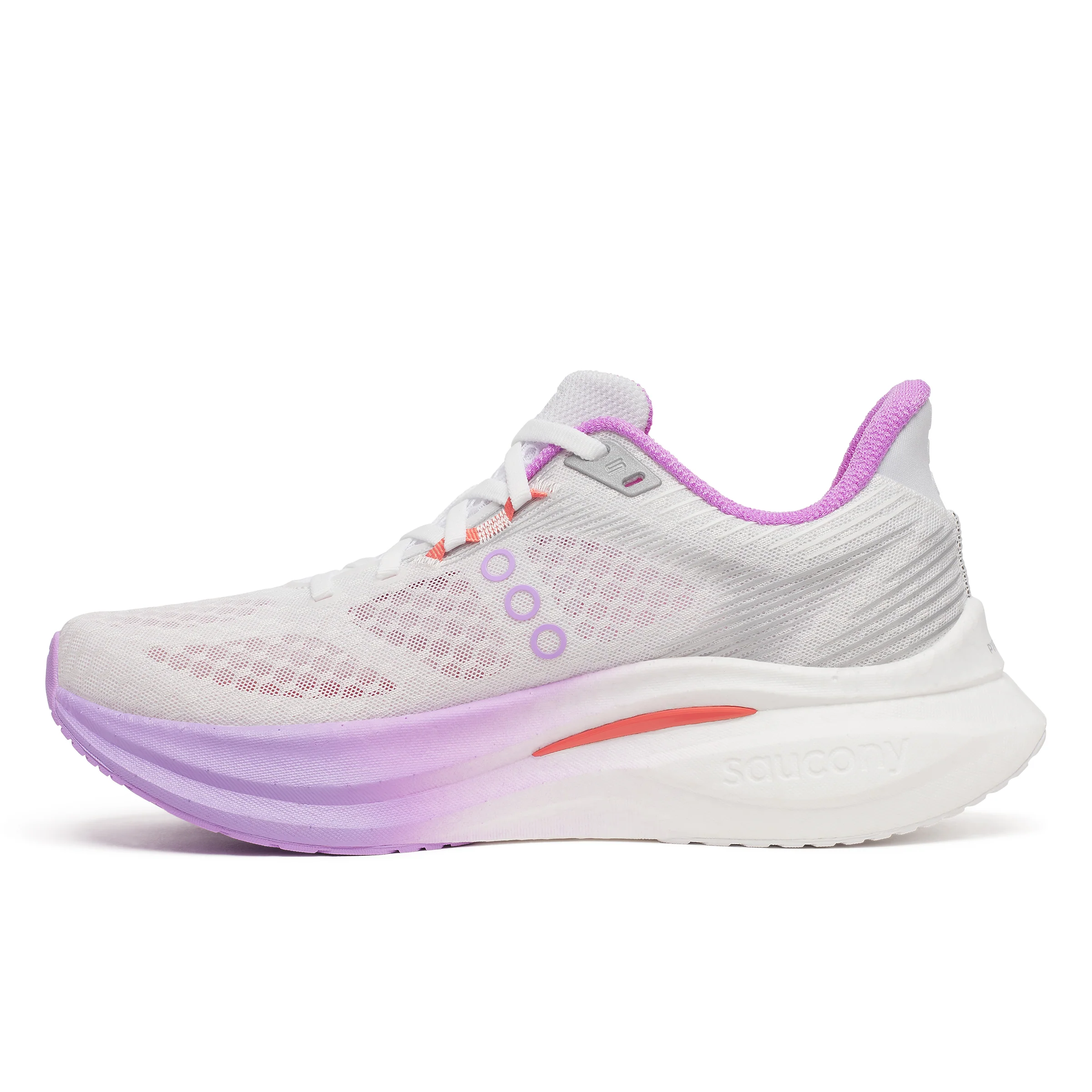 Saucony Womens Endorphin Speed 5 - White/Crocus - Neutral - AW25 - Image 4