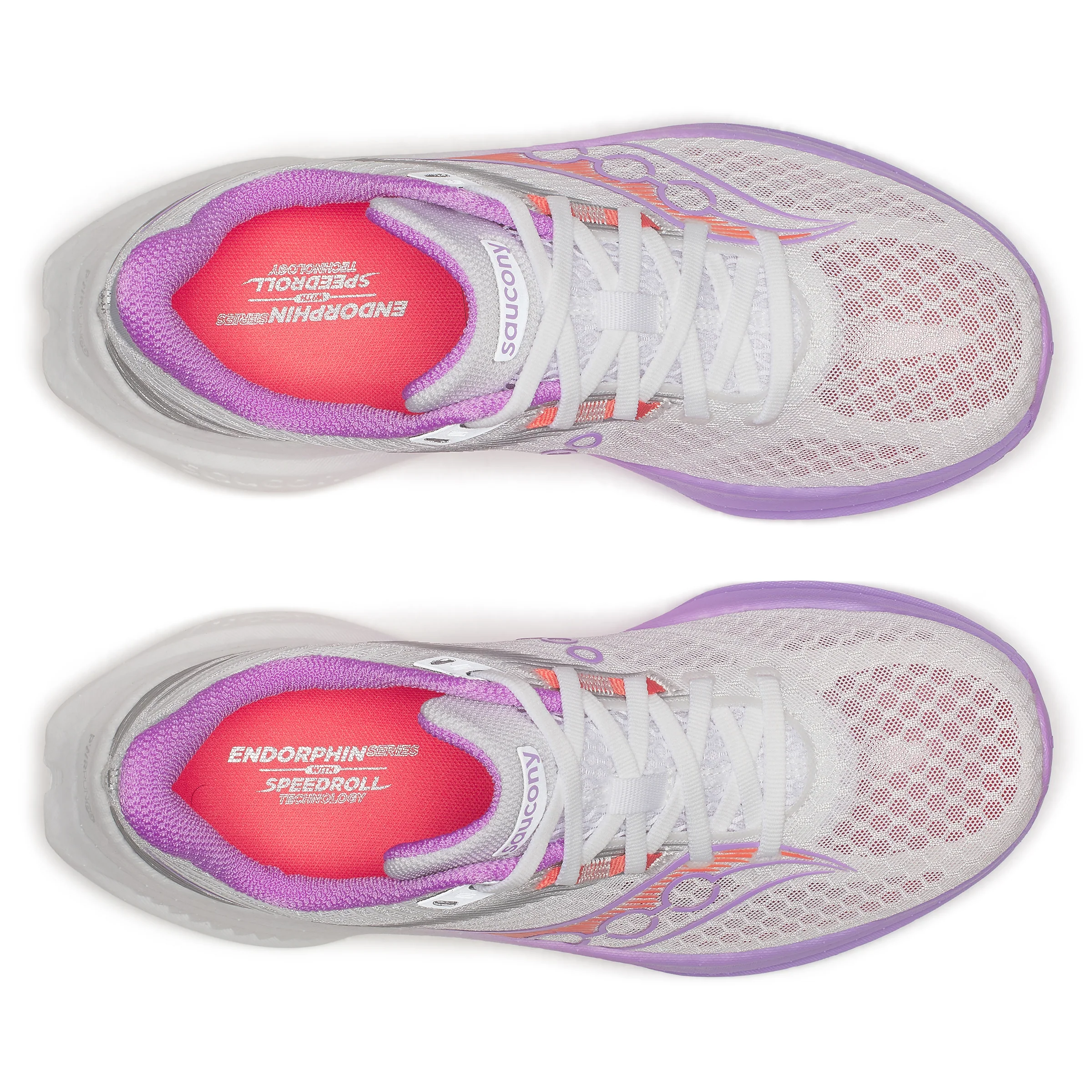 Saucony Womens Endorphin Speed 5 - White/Crocus - Neutral - AW25 - Image 6