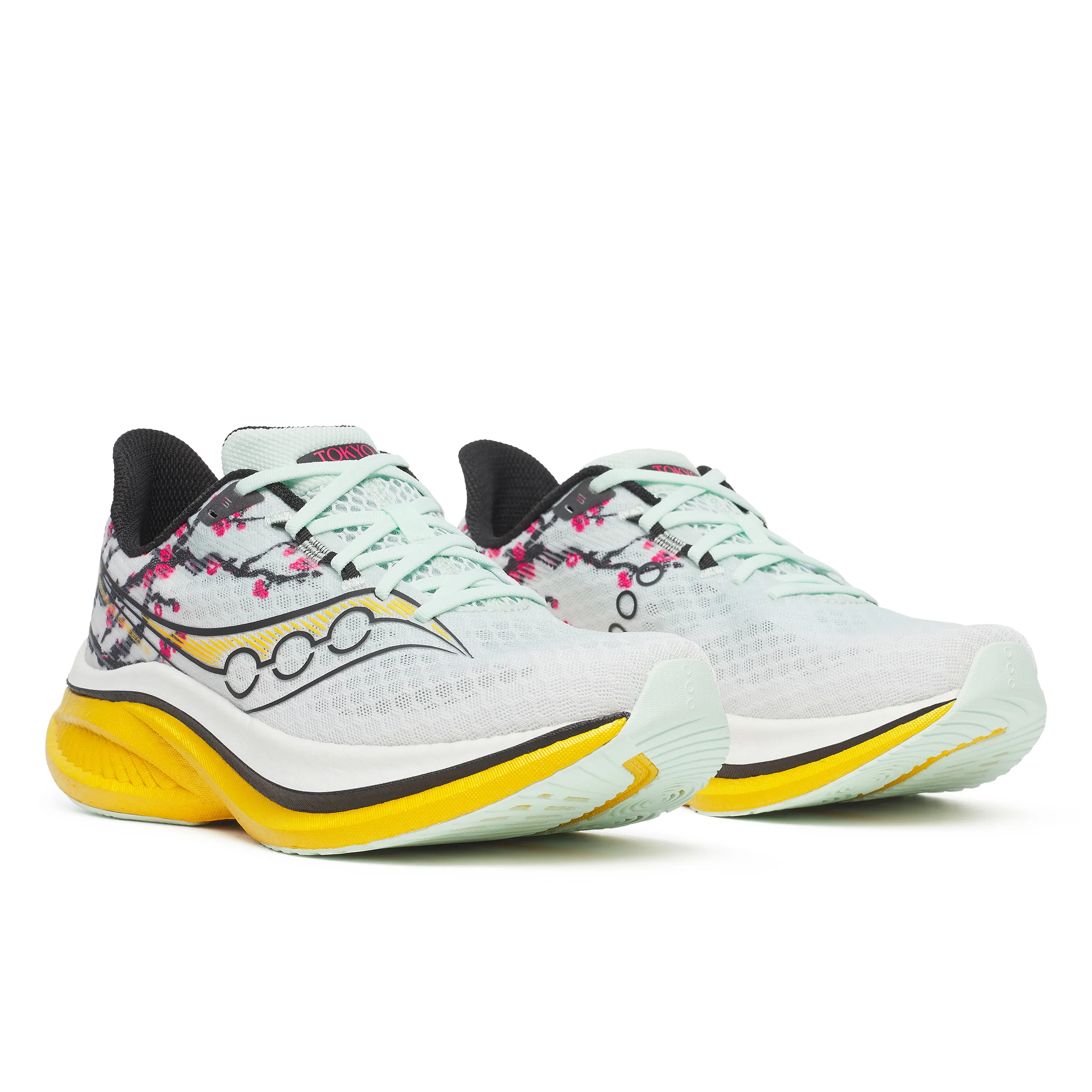 Saucony Mens Endorphin Speed 5 - White/Fleur - Neutral - SS26 - Image 3